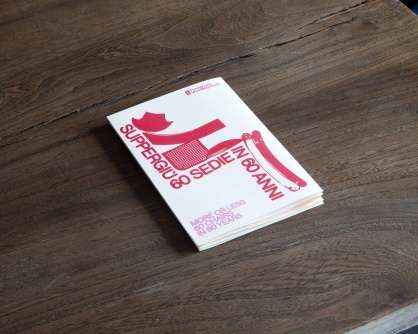 More or less 60 chairs in 60 years. Leaflet