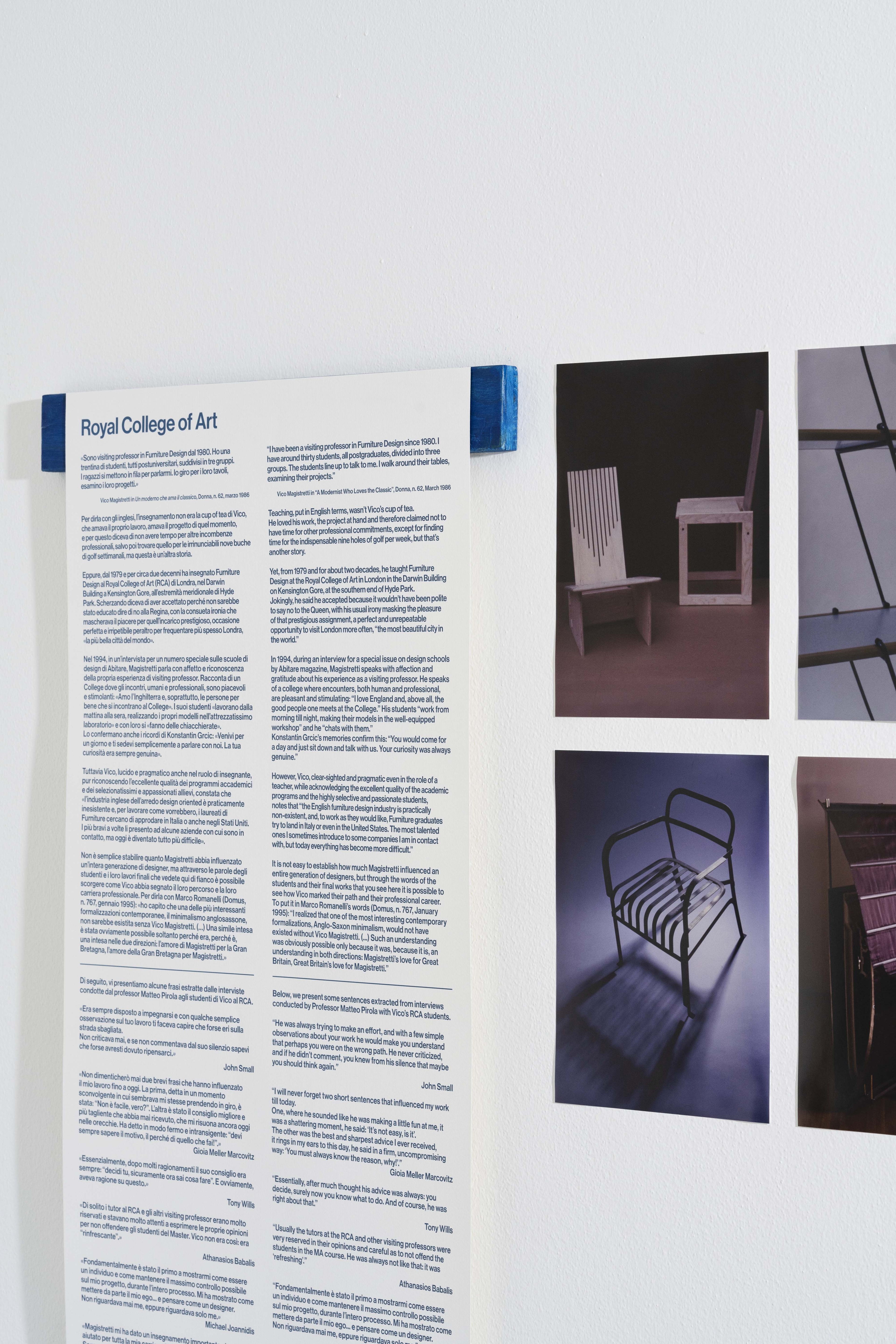 Il Magistretti inglese. Studio museum exhibition